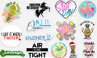 Swinger Lifestyle Vinyl Stickers – Waterproof & Bold