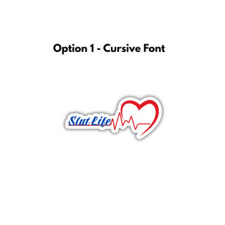 Slut Life Waterproof Sticker for Hard Surfaces