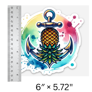 Nautical Pineapple Magnet