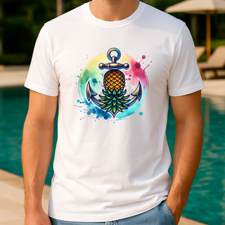 Unisex Nautical Pineapple Shirt