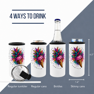 Anything But Vanilla 4 in 1 Can Cooler 16 oz. - Double Sided Personalize