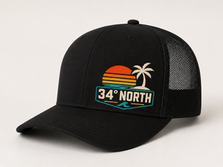 34 Degrees Black Richardson Ball Cap