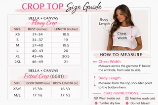 American Crop Top - Cocktail Version