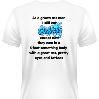 Scott's Custom Shirt.  As A Grown... Front and Back