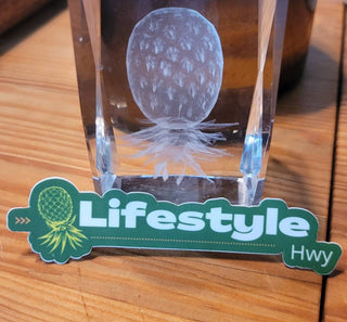 Lifestyle Hwy Upside Down Pineapple Sticker, Lifestyle Hwy, Swinger Sticker, Tumbler Sticker, Journal Sticker