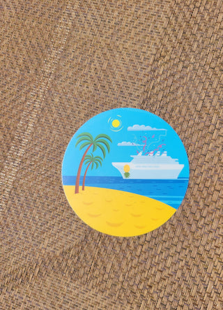 Swinger Cruise Sticker for Tumbler, Cups, Computers, Cruise Sticker, Luggage Sticker, Upsidedown Pineapple Cruise, Swinger Pineapple