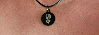 Swinger Necklace Gift, Pineapple Laser Charm Necklace, Men's Lifestyle Necklace, Upside Down Pineapple Necklace, Women's necklace