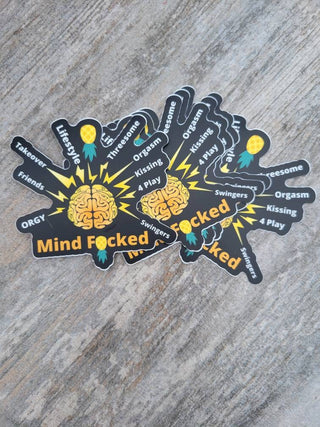 Lifestyle sticker, All the fun reasons to be an upside-down pineapple, Mind sticker, Lightning words sticker, Tumbler sticker