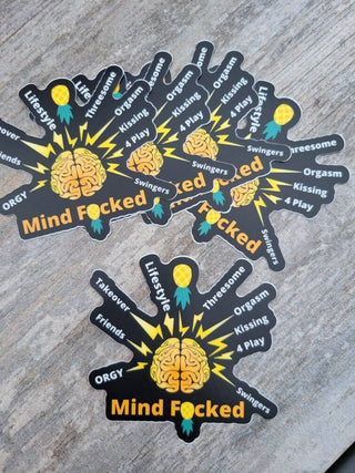 Lifestyle sticker, All the fun reasons to be an upside-down pineapple, Mind sticker, Lightning words sticker, Tumbler sticker