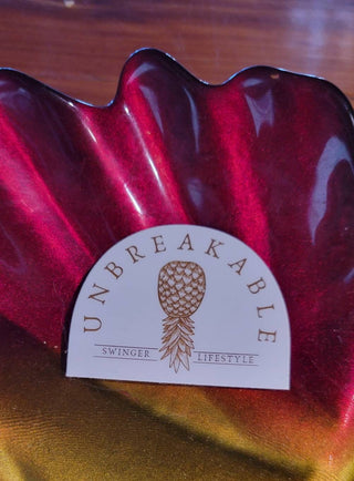 Unbreakable Swinger Lifestyle sticker with an upside down pineapple, Pineapple decor, Swingers Pineapple Statement