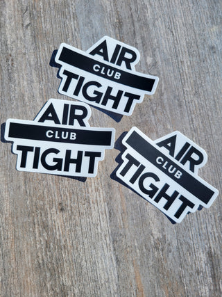 Air Tight Club Sticker for Luggage, Decor, BDSM Club Decor, Alternative Lifestyle, Foursome Adult Play Decal, Thick and Durable