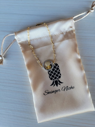 Pineapple Bracelet, Upside Down pineapple Bracelet, Lifestyle bracelet, Pineapple bracelet, Charm bracelet/ Gold and Silver