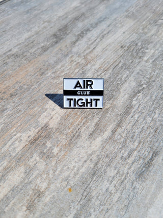 Air Tight Club Enamel Pin for Luggage, Decor, BDSM Club Decor, Alternative Lifestyle, Foursome Adult Play Decor