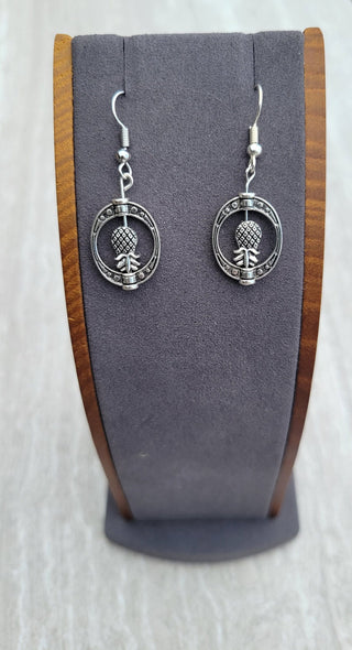 Upside Down Pineapple Spinner Earrings / Swinger Lifestyle Jewelry / Statement Earrings