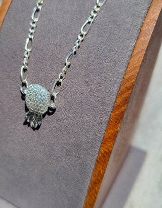 Pineapple Necklace / Upside-Down Pineapple Swinger Necklace / Alternative lifestyle Necklace / Mutliple Length Options / Silver Colored