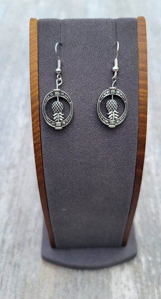 Upside Down Pineapple Spinner Earrings / Swinger Lifestyle Jewelry / Statement Earrings