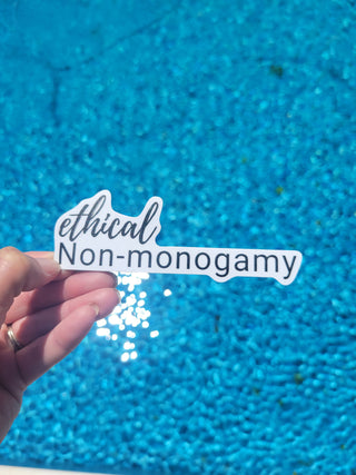 Ethical Non-Monogamy Sticker / Lifestyle Sticker for Cups, Laptops, and Hard Luggage / Alternative Lifestyle