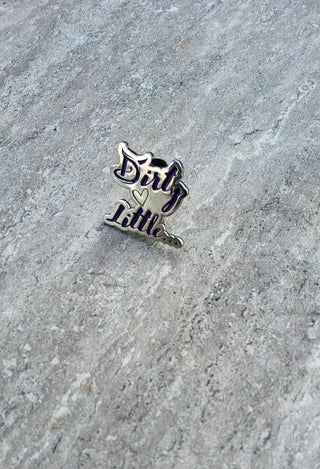 Dirty Little... Enamel Pin / 1" pin for bags and clothing / BDSM community decoration 