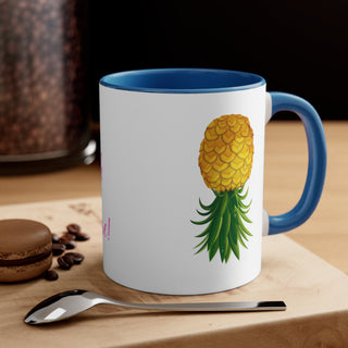 We aren't swingers we just f people who are / Accent Coffee Mug, 11oz / 5 Color Options