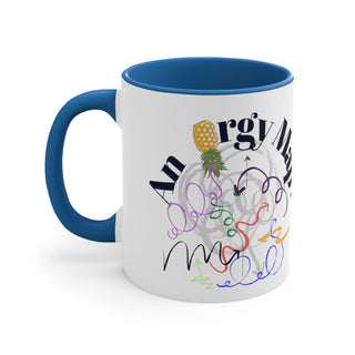 An Orgy Map Mug / Group Party Mug / Funny Accent Coffee Mug, 11oz / Upside Down Pineapple Mug / 4 Color Options
