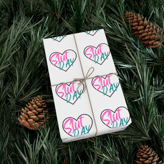 Slut Day Gift Wrap Papers / Two Paper Finish Options