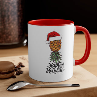 Santa Wants A Ho Ho Ho! Accent Coffee Mug, 11oz, Funny Christmas Mug, Christmas Gift