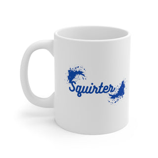 Squirter Ceramic Mug 11oz / White and Blue / Squirter Gift