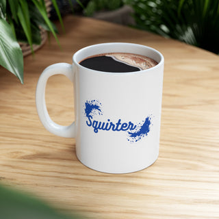 Squirter Ceramic Mug 11oz / White and Blue / Squirter Gift