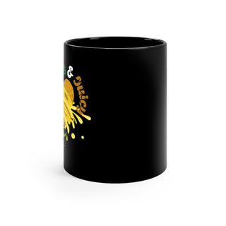 Wet & Juicy Upside Down Pineapple 11oz Black Mug / Swinger Drinkware