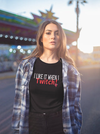 Cherry Red Lips Crop Top Shirt: Sexy Twitchy Style * XS/S Fitted, M/L Fitted, L Flowey Style