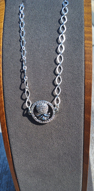 Silver-Colored Dainty Pineapple Pendant Anklet/Bracelet - Wear Upside Down for the Swinger Lifestyle