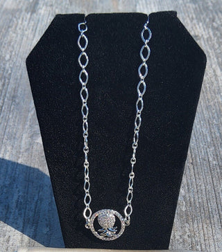 Silver-Colored Dainty Pineapple Pendant Anklet/Bracelet - Wear Upside Down for the Swinger Lifestyle