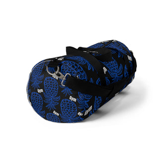 Upside Down Pineapple Duffle Gym Bag in Black and Blue - Swinger Lifestyle Must-Have