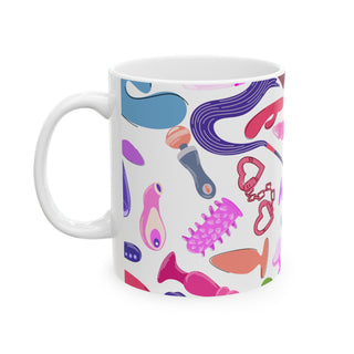 Funny Gift: Adult Vibrating Toy Coffee Mug, 11 oz - Unique Novelty Item