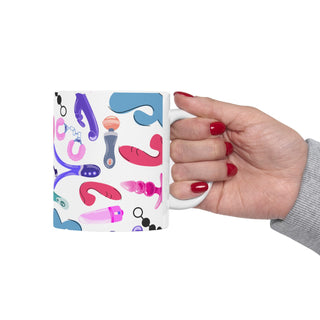 Funny Gift: Adult Vibrating Toy Coffee Mug, 11 oz - Unique Novelty Item