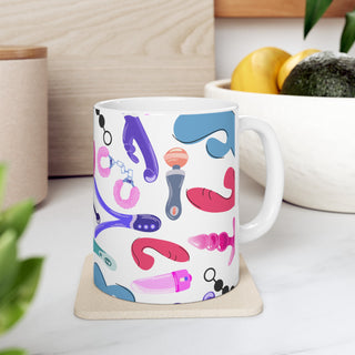 Funny Gift: Adult Vibrating Toy Coffee Mug, 11 oz - Unique Novelty Item
