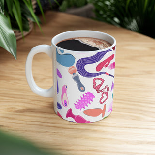 Funny Gift: Adult Vibrating Toy Coffee Mug, 11 oz - Unique Novelty Item