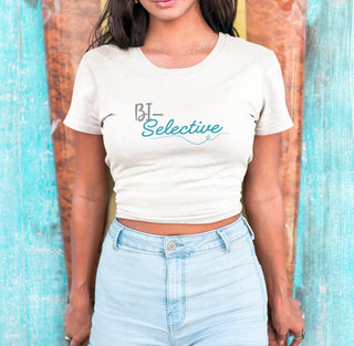 Bi Selective Crop Top in Fitted or Flowy Styles, Bi Pride Tee