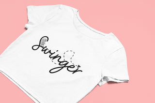 Swinger Crop Top, Wet T Shirt Contest, Resort Wear, Swinger Shirt for the Swinger Lifestyle