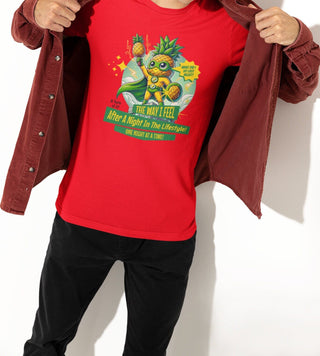 Superhero Pineapple Shirt: Channeling Nightlife Vibes * Swinger Lifestyle Upside Down Pineapple Shirt * 4 Color Options * Men's Lifestyle