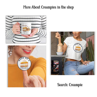 Creampies and Coffee Fun 11 oz Gift Mug for the Lifestyle, Funny Mug for Him or Her, Couples Coffee Mug Collection