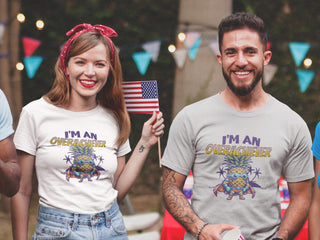 I'm An Overachiever Women or Men T Shirt with A Superhero Pineapple,