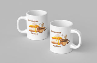 Creampies and Coffee Fun 11 oz Gift Mug for the Lifestyle, Funny Mug for Him or Her, Couples Coffee Mug Collection