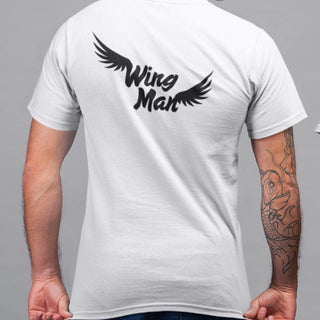 Unisex Wing Man, Wing Women T Shirt, Couples Shirt, Matching Shirts