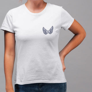 Unisex Wing Man, Wing Women T Shirt, Couples Shirt, Matching Shirts