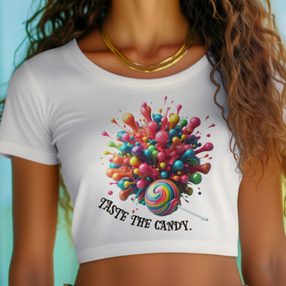 Taste The Candy Crop Top