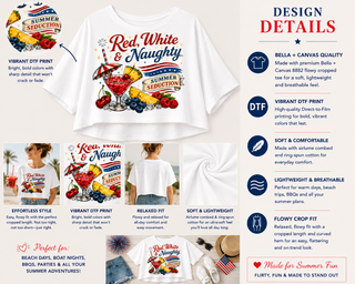 American Crop Top - Cocktail Version